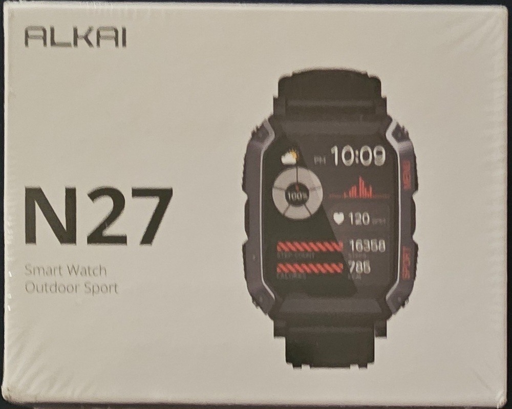 New – ALKAI N27 Smart Watch Outdoor Sport Band Blacl Color