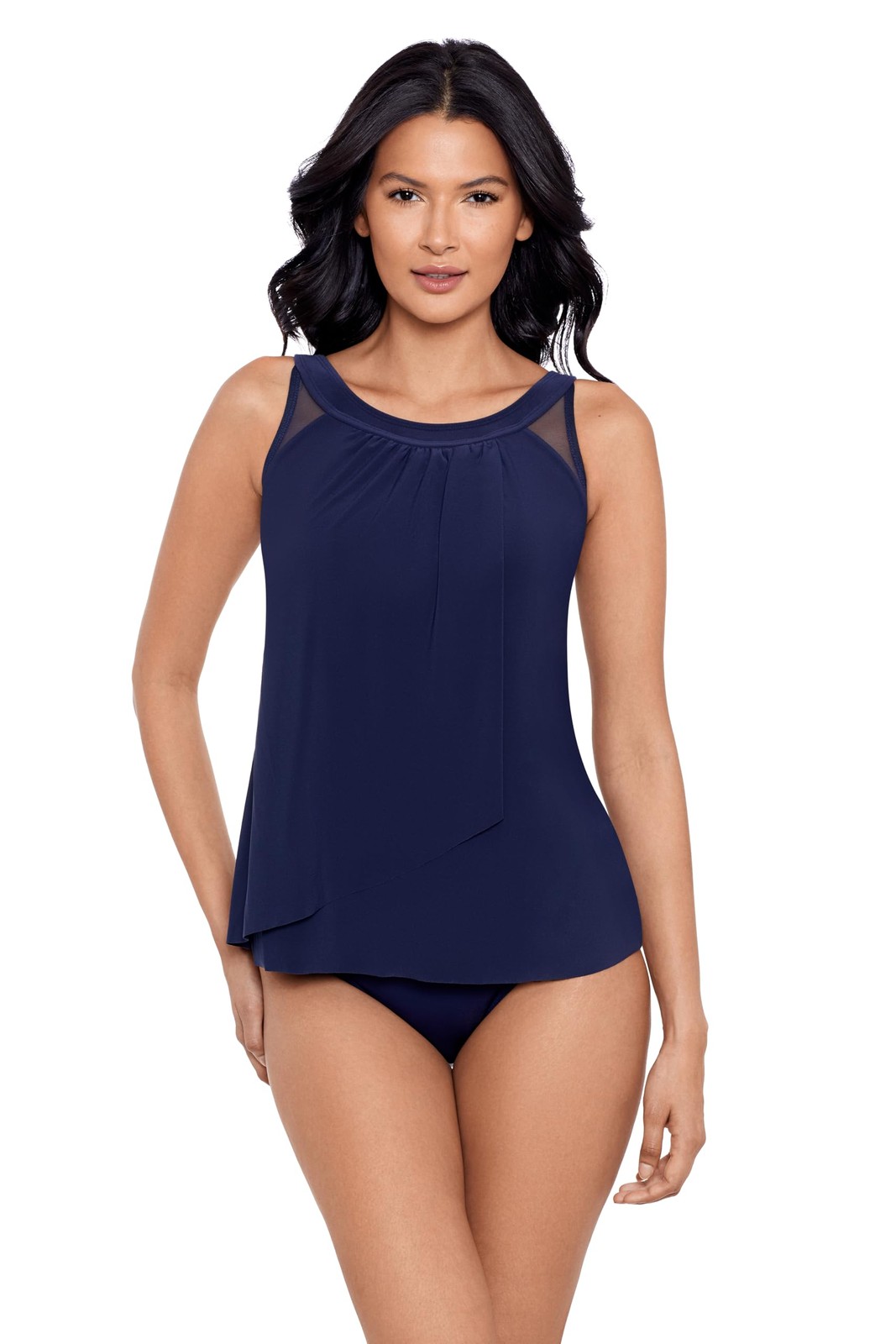 Women’s Swimwear Basic Pant High Waist Slimming Brief Bathing Suit Bottom, Mi…