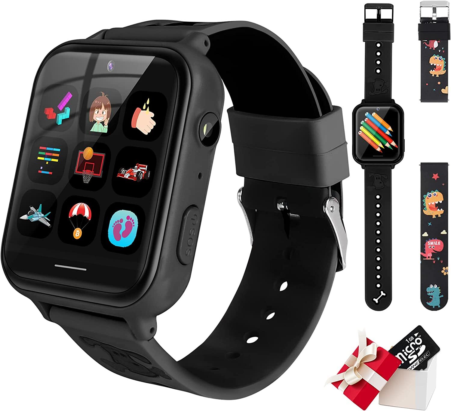 Kids Smart Watch with Two-way call Music Player Camera Games SOS Watch for Child