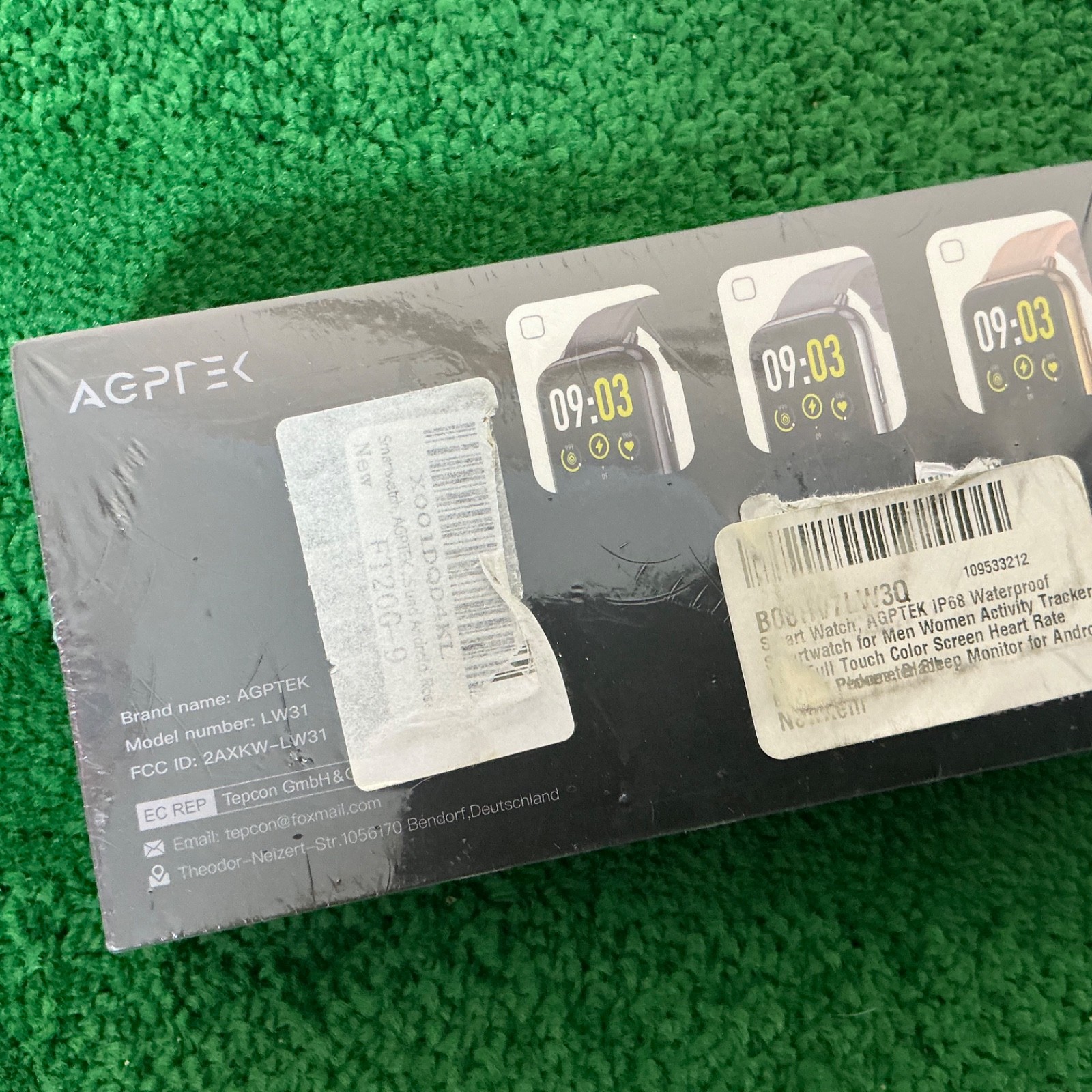 AGPTEK Smartwatch Pink Model LW31 For Android iOS Phones Fitness