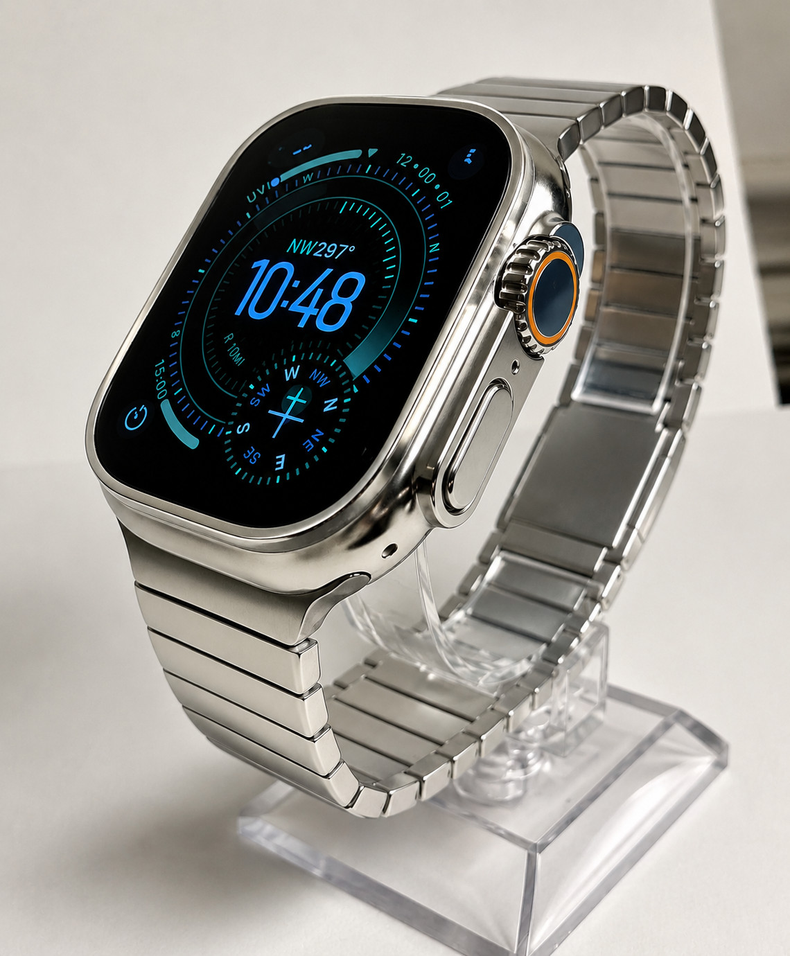 Apple Watch Ultra | 49mm Mirror Polished Titanium | Band Not Included