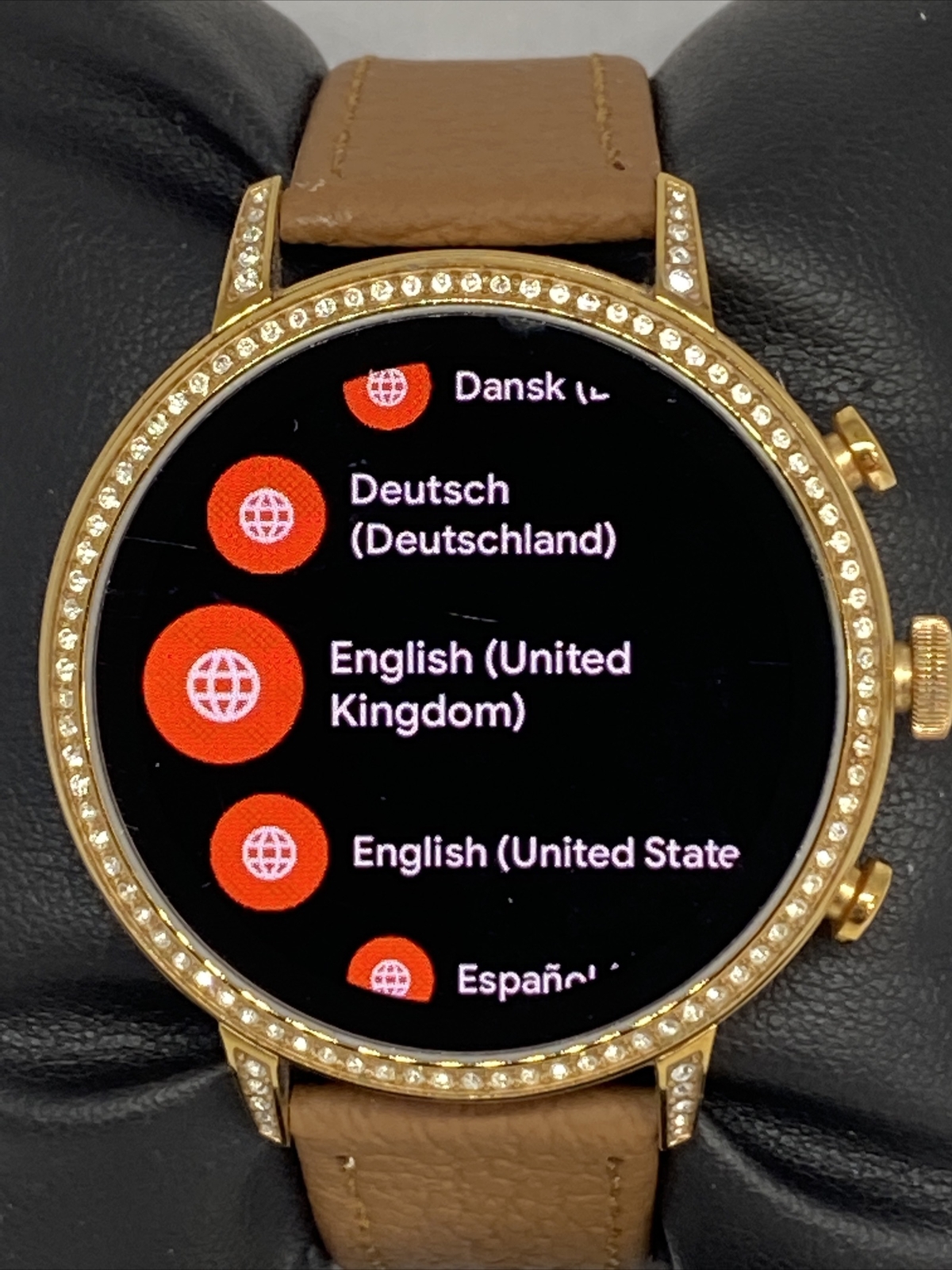 Fossil Gen 4 Authentic Digital Dial Smart Watch Custom Band FTW6015 CO144