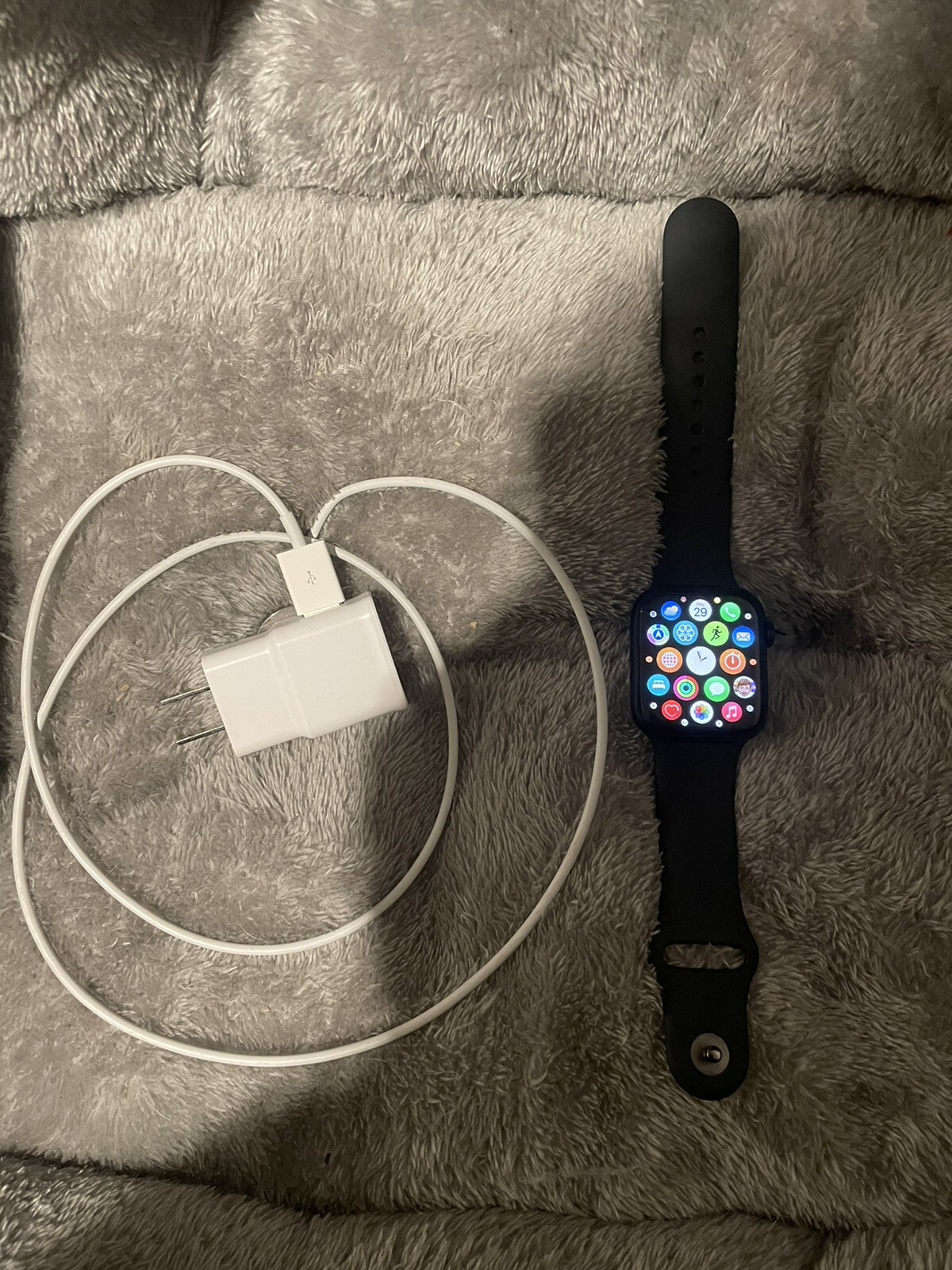Great Condition Apple Watch Series 7 45mm Graphite Black Cellular And GPS