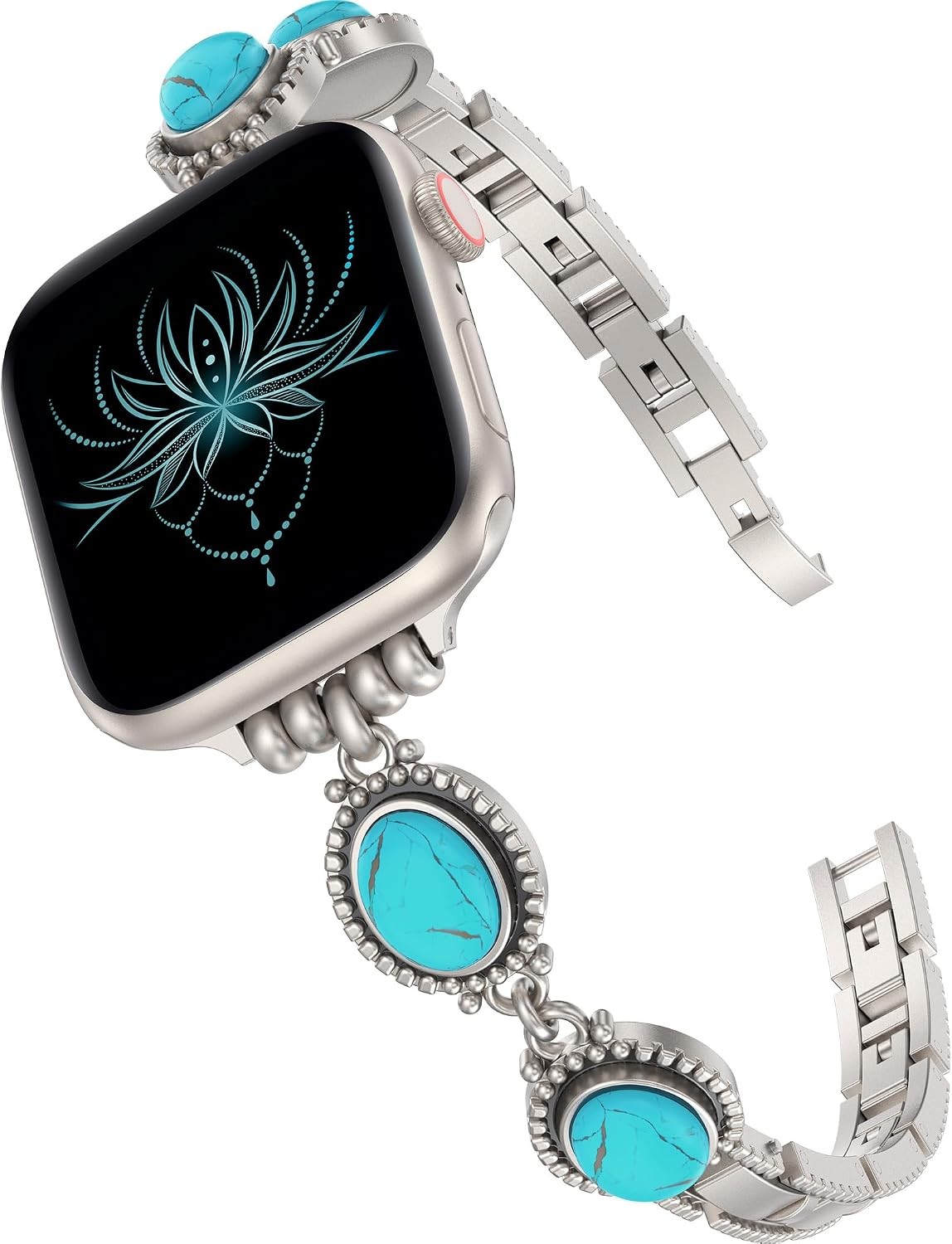 Turquoise Stone Bracelet for Apple Watch Series 11 10 9 8 7 6 5 4 3 2 1 SE/Ultra