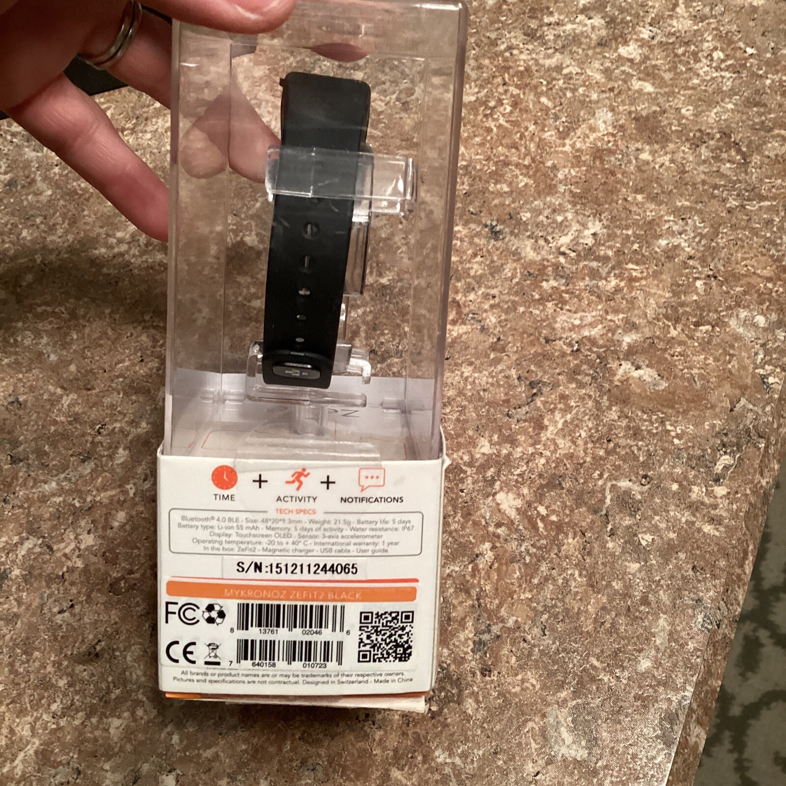 My Kronoz ZeFit2 Activity Tracker Smart Band – Blackness NEW
