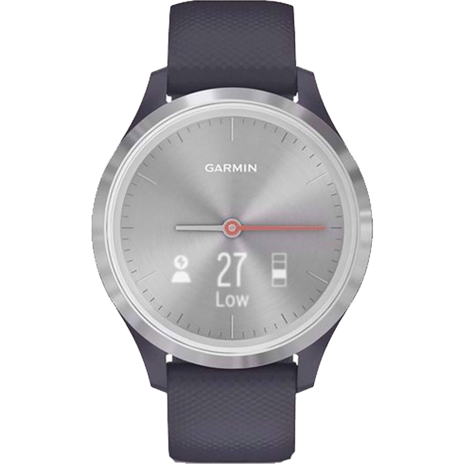 Garmin Vivomove 3S Bluetooth Granite Blue & Silver Smartwatch NEW