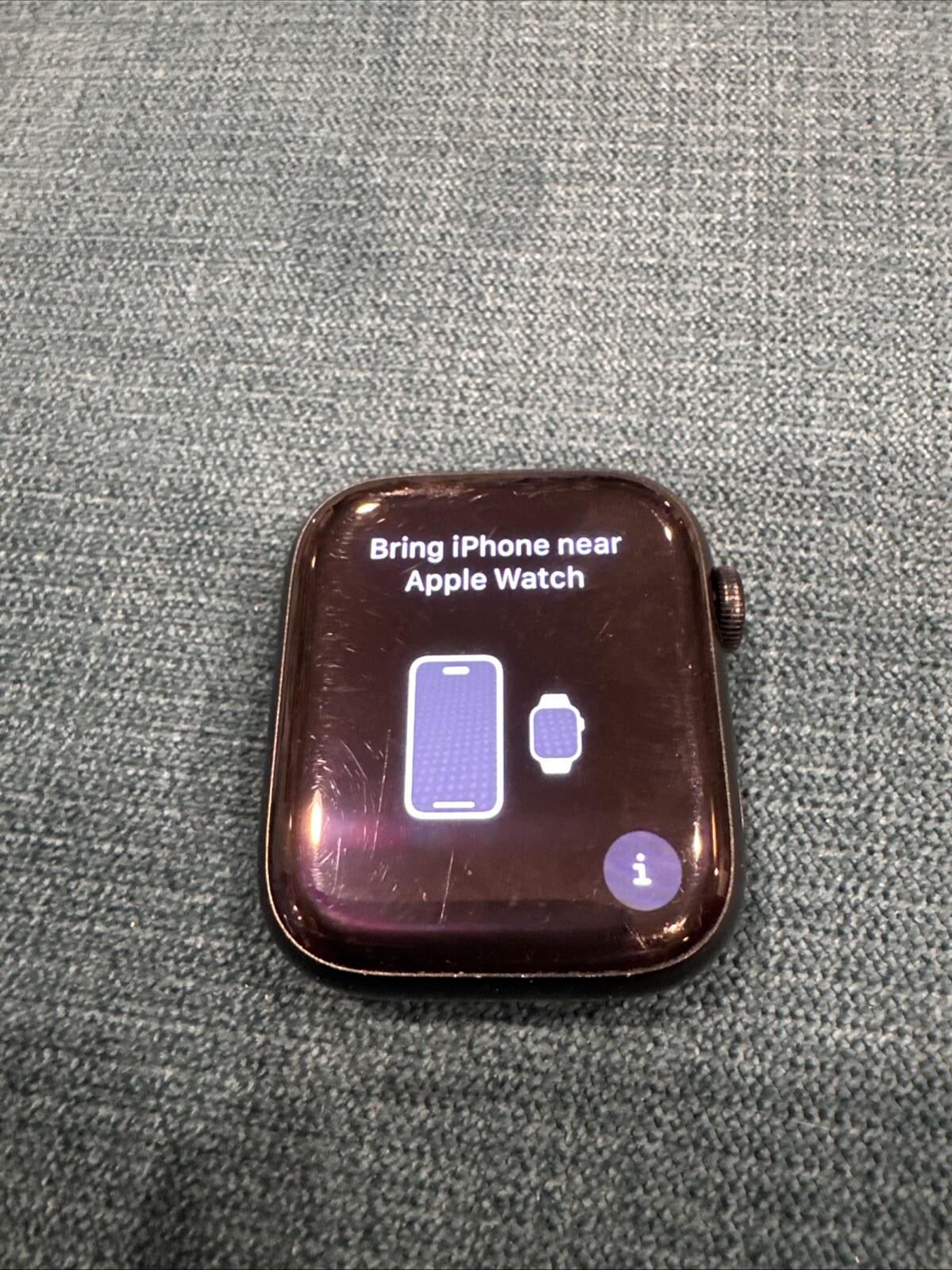 Apple Watch Series 7 45mm Aluminum Case with Sport Band – Midnight, Regular (GPS
