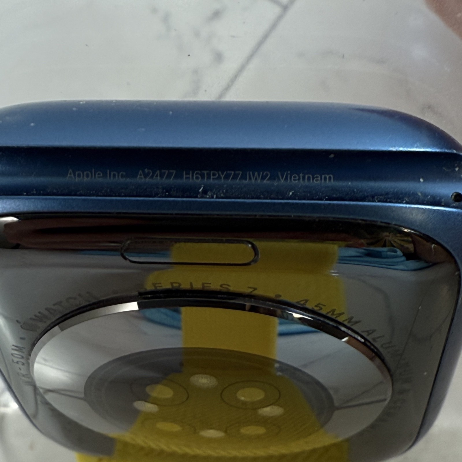Apple Watch Series 7 Cellular Unlocked + GPS WiFi 45mm Aluminum Blue #A82