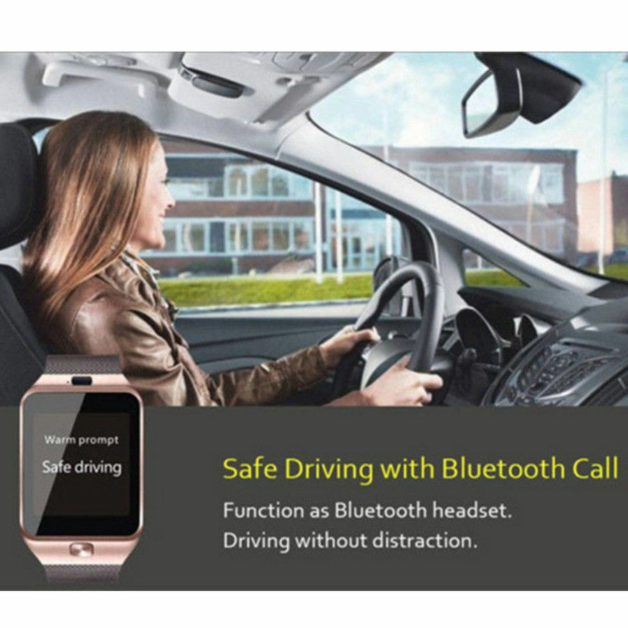 A1 DZ09 Bluetooth Smart Watch Camera SIM Slot For HTC Samsung Android Phone