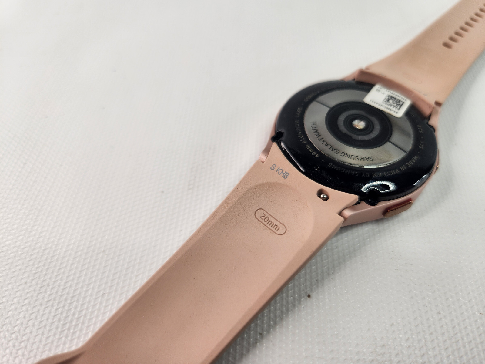 Samsung Galaxy Watch 4 Pink Band Preowned 40mm 20mm SM-r865uzdaxaa Watch4