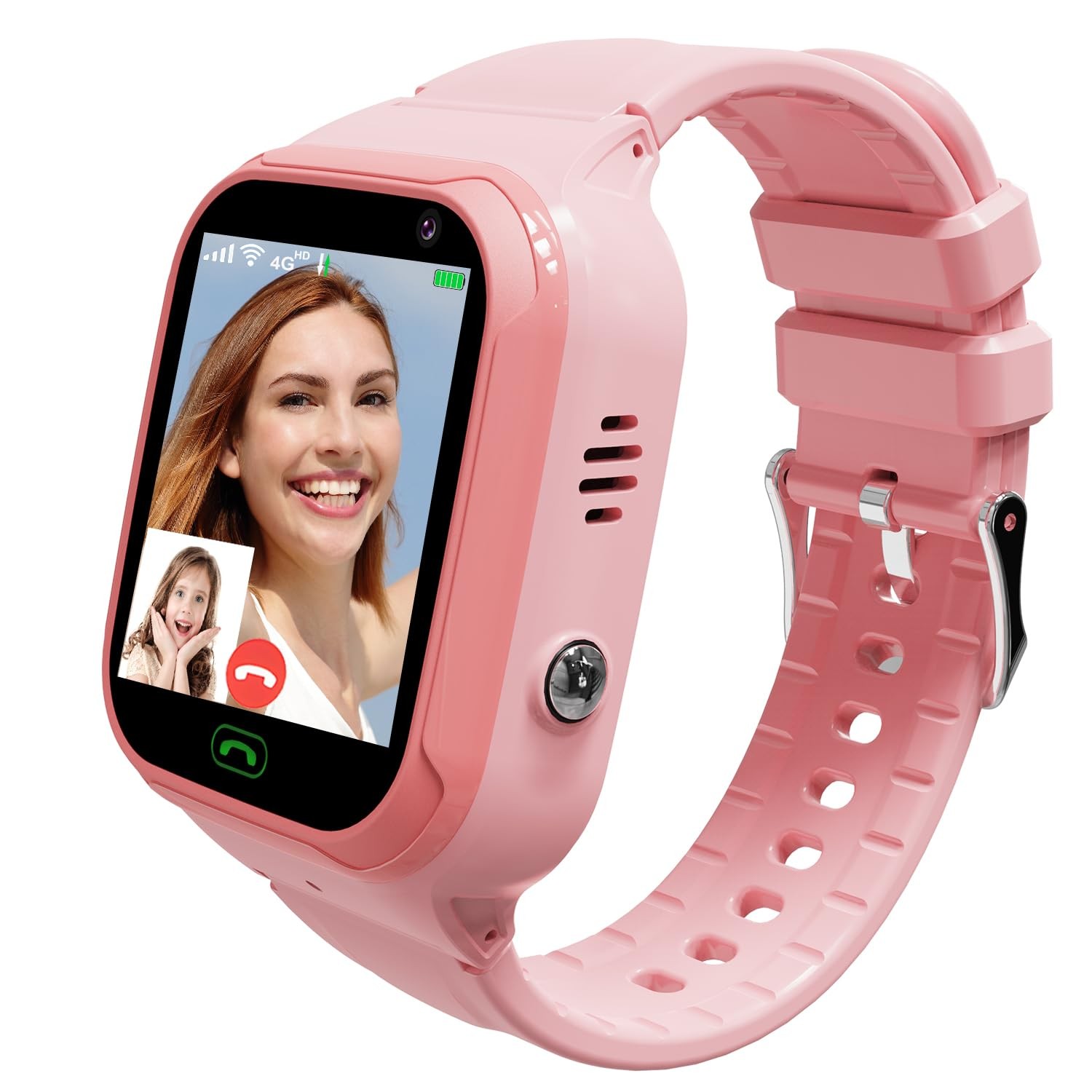 4G GPS Tracker, Boys Girls Smartwatches Watch Video SOS Alarm Voice Chat Game…