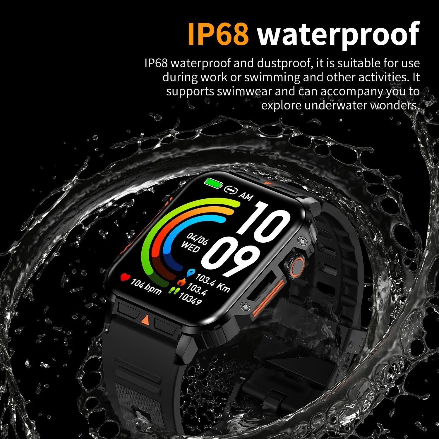 Sport Fitness Smart Watch Women Health Monitoring, Dial, Call, Watches