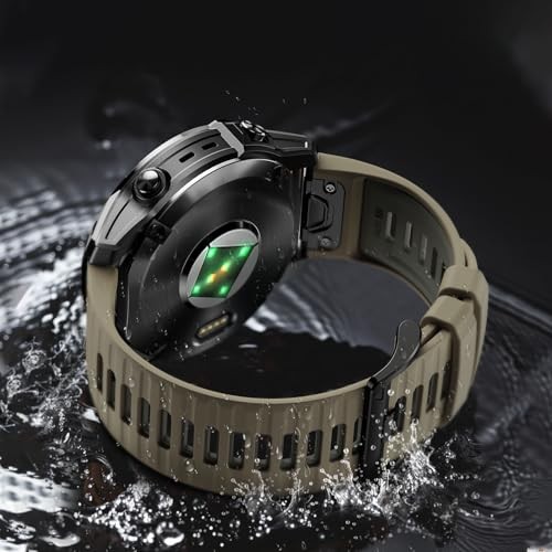 2 Pack Silicone Watch Bands Compatible with Garmin Fenix 8 Pro 51mm/7X Series Sp