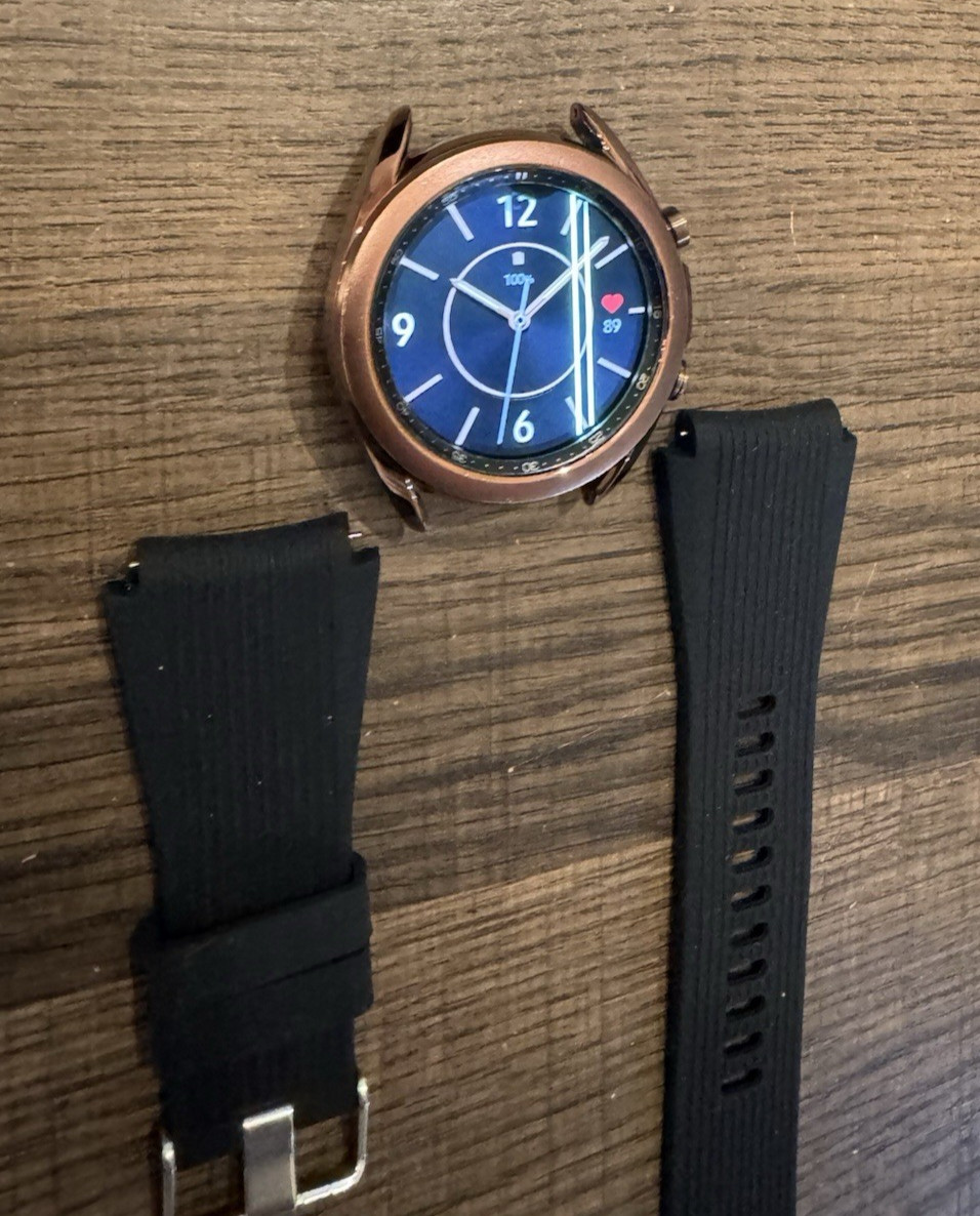Samsung Galaxy Watch 3 SM-R850 41mm Bronze (Bluetooth/GPS) Good (READ)