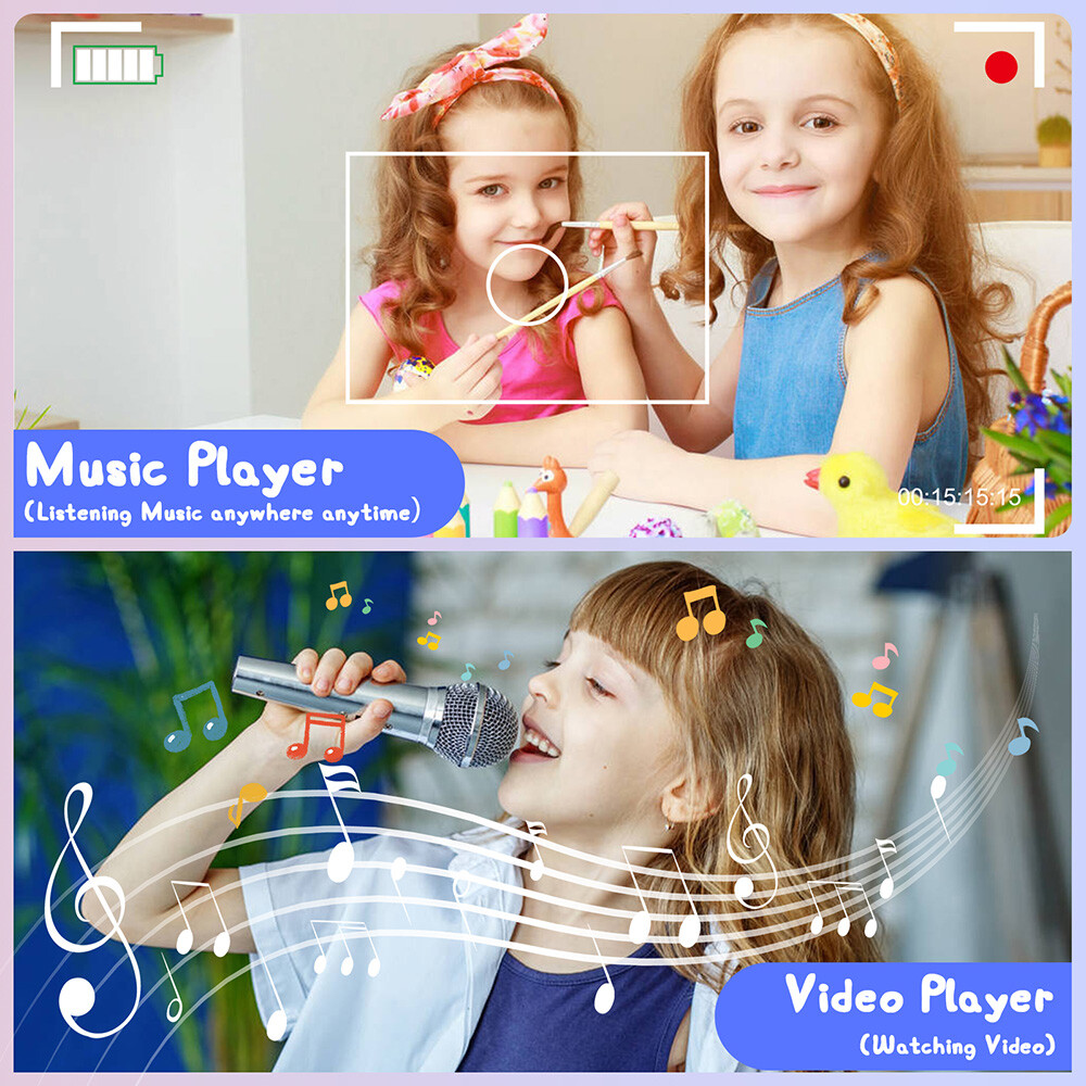 Kids Smart Watch with Games, Music Player, SOS, Camera, Touch Screen Wristwatch