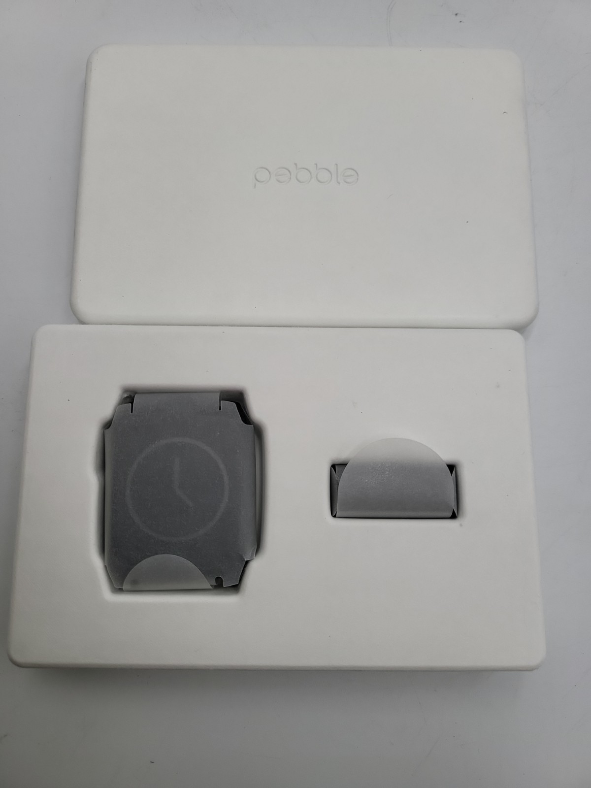 Pebble Time 2 Smart Watch – Black/Grey – no bands included (Open Box)