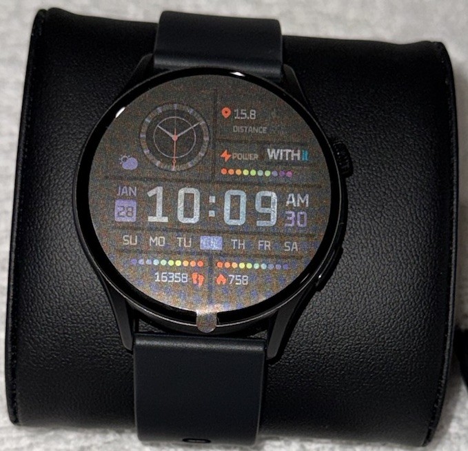 WITHit Unisex Deca Smartwatch, Black