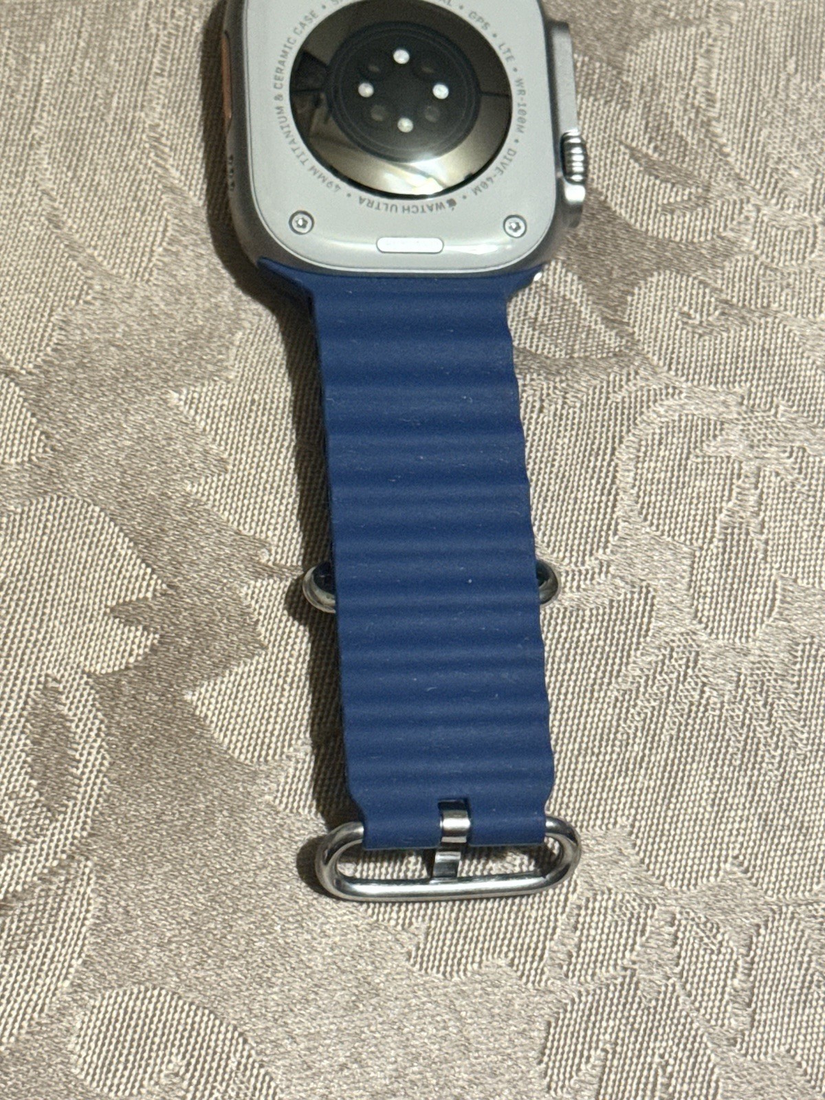 Apple Watch Ultra 2 [GPS + Cellular 49mm] – Titanium Case with Blue Ocean Band
