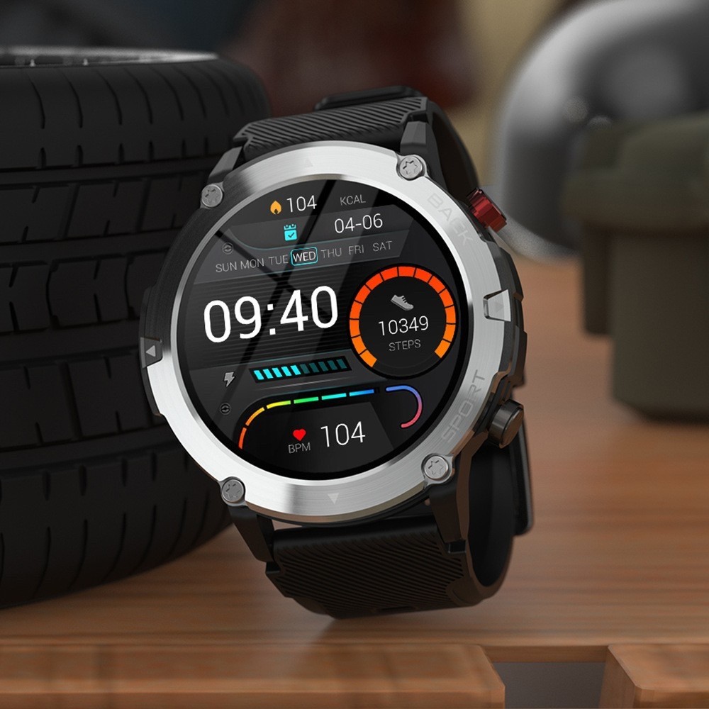 Smart Watch Android with Bluetooth Call Dial/Heart Rate Outdoor Sports waterproo