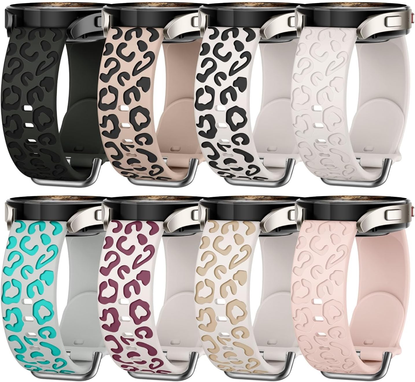 2-Pack Soft Silicone Strap Compatible with Samsung Galaxy Watch 6 40mm 44mm