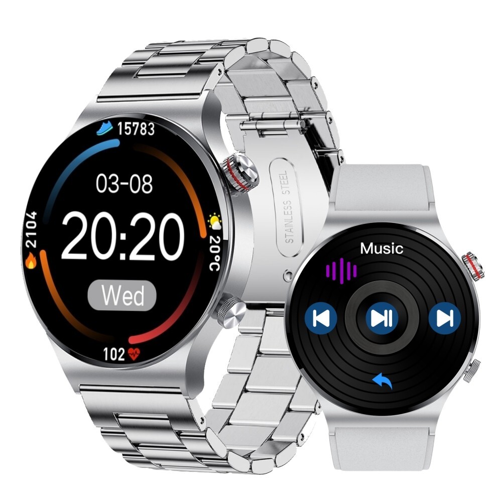 Smart Watch For Men (Call Receive/Dial) Rugged Heart Rate Fitness NFC Waterproof