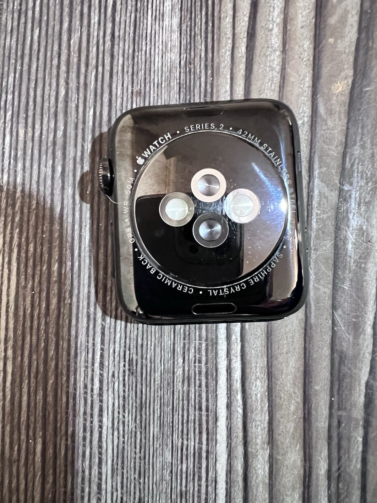 Apple Watch Series 2 42mm Stainless Steel Sapphire Screen Detached for Parts