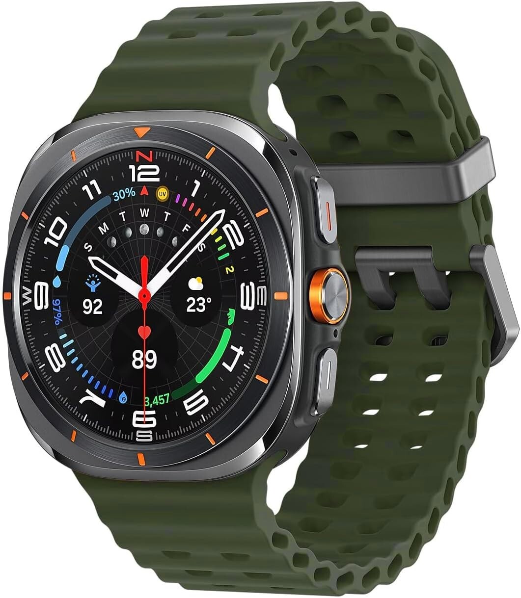 Soft Silicone Strap Band Compatible with Samsung Galaxy Watch Ultra 47mm