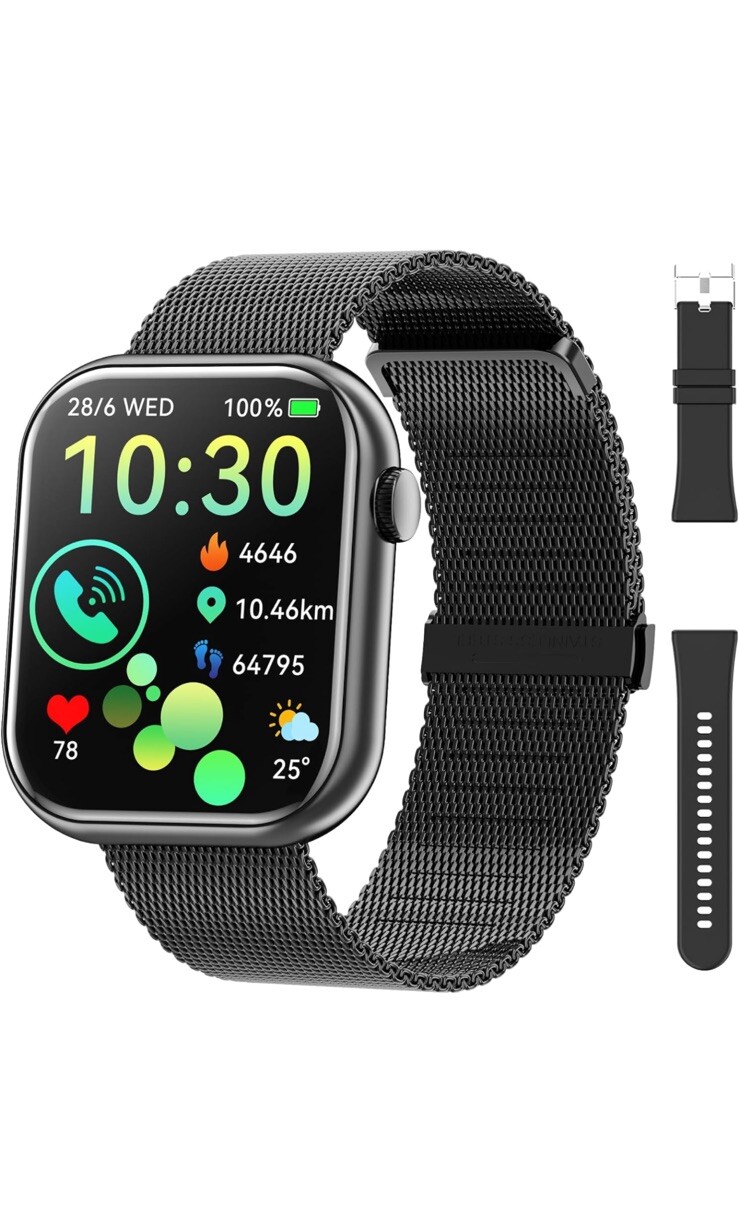 Men Women 2024 1.85” Android And iOS Smartwatch