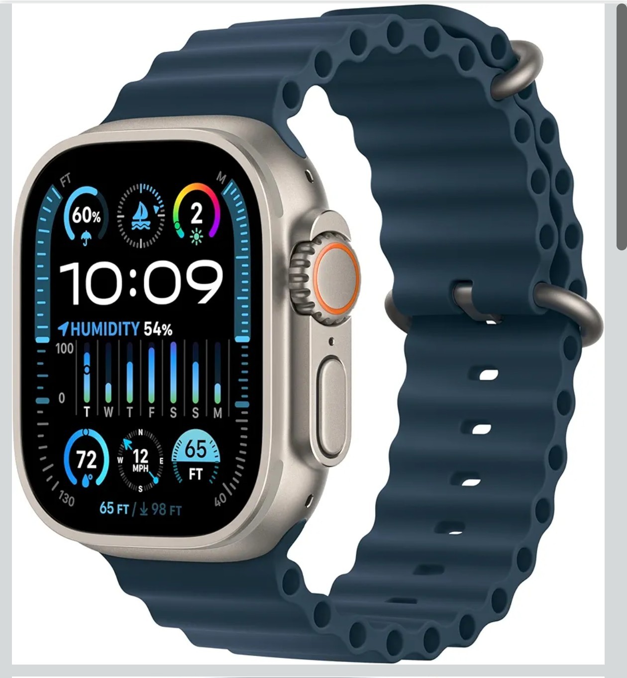 Apple Watch Ultra 2 [GPS + Cellular 49mm] Smartwatch with Rugged Titanium Case