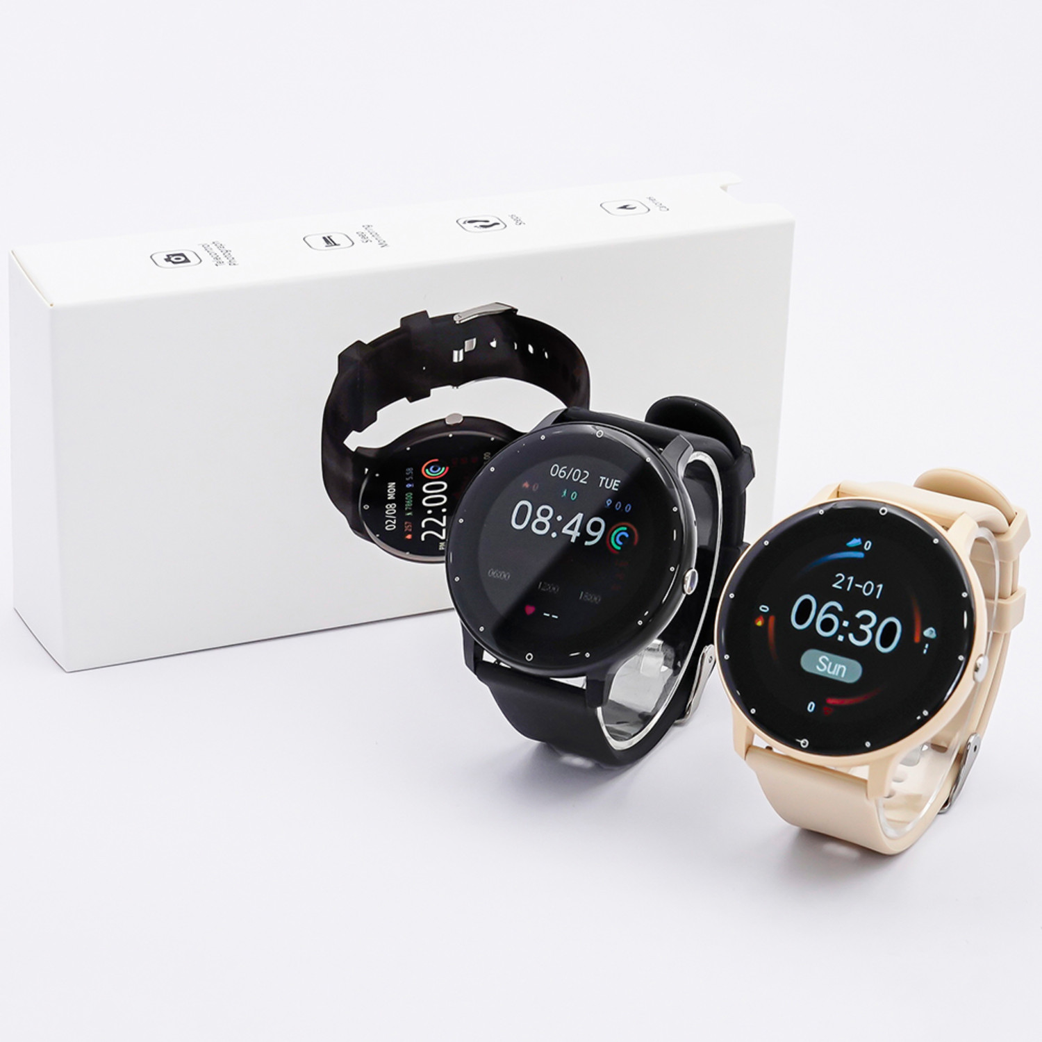 Smart Watch ZL02CPro 1.28″ Fitness Running Smartwatch for Men & Women Waterproof