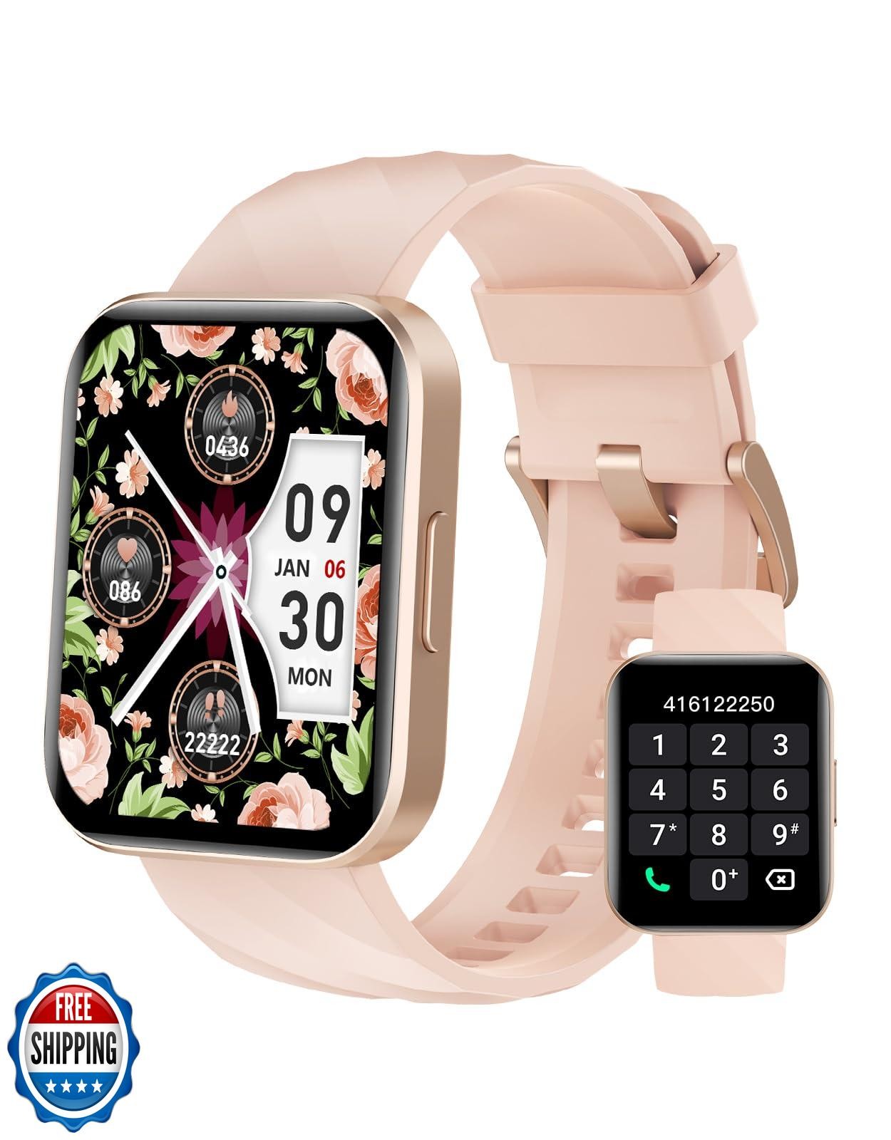 Dakofied Smart Watch (Answer/Make Calls), 1.85″ Smart Watches for Women Men D