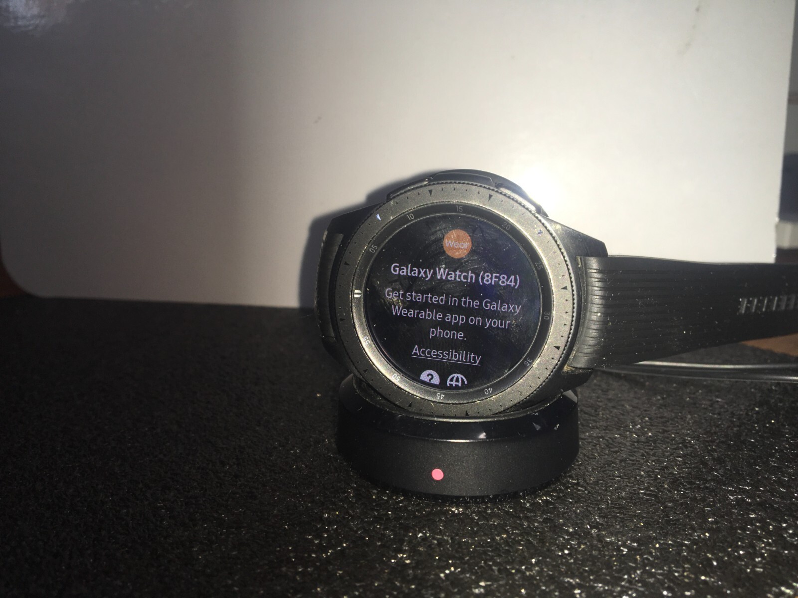 Samsung Galaxy Watch SM-R810 42mm Midnight Black Case Classic Buckle Onyx Black