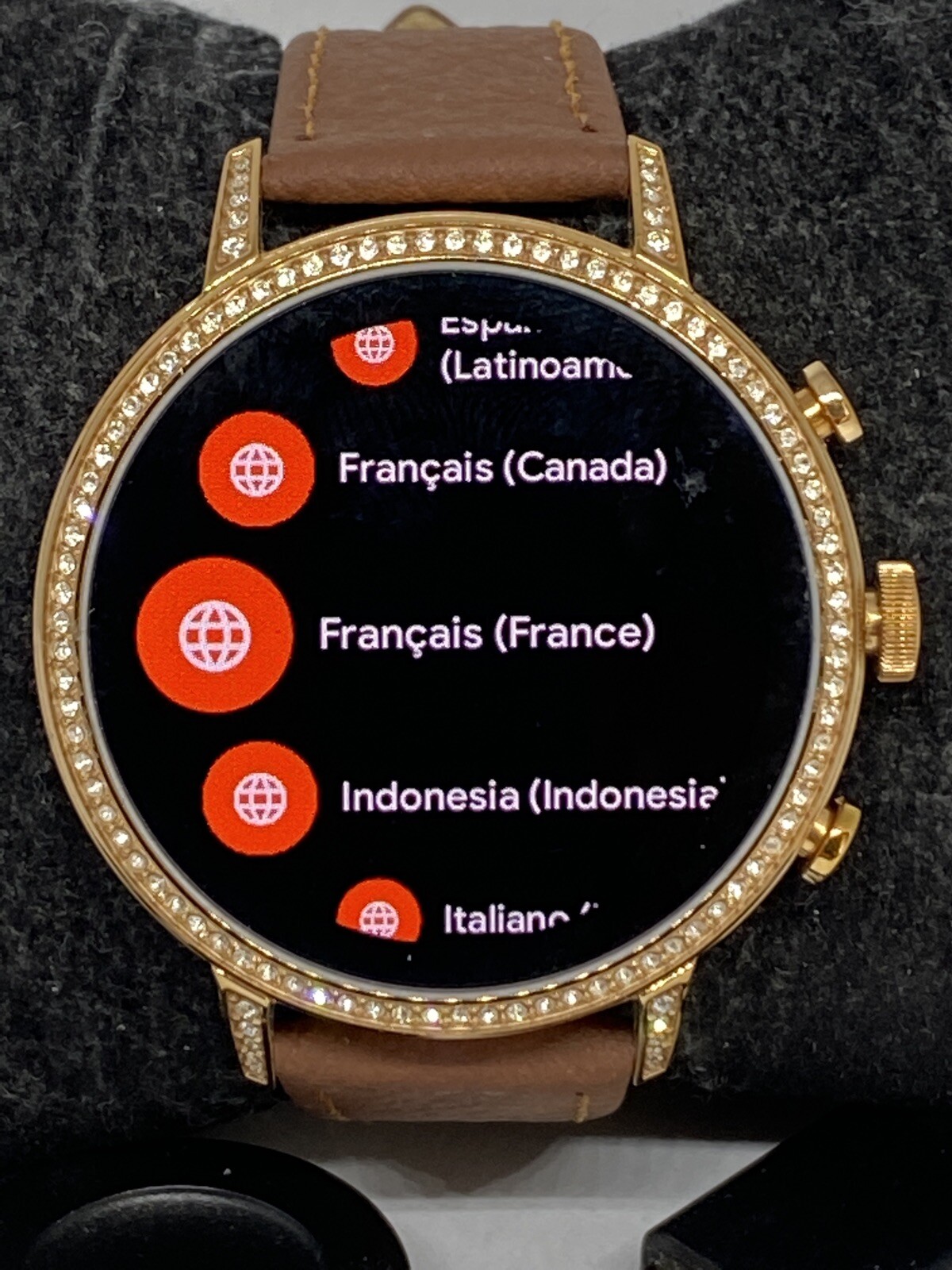 Fossil Gen 4 Authentic Digital Dial Smart Watch Custom Band FTW6015 LT299