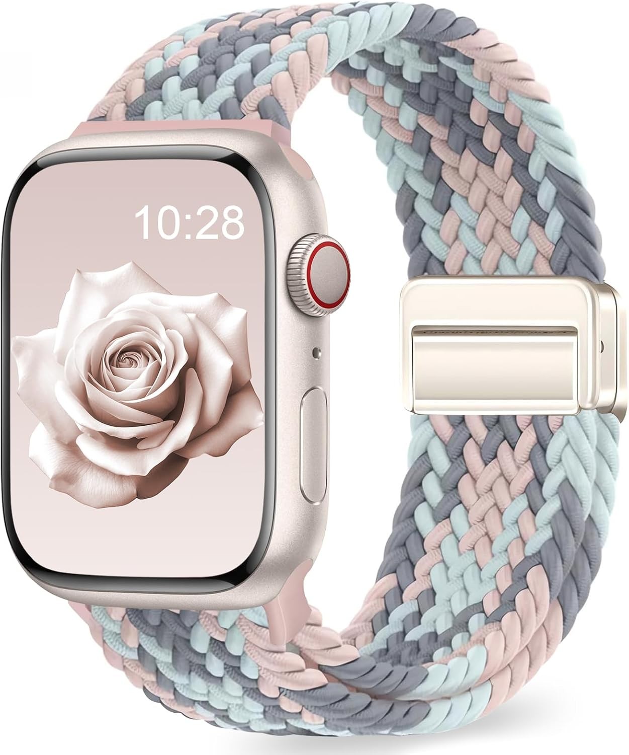 Case For Apple Watch 38mm 40mm 41mm 42mm 45mm 46mm 49mm, Nylon Sport Strap