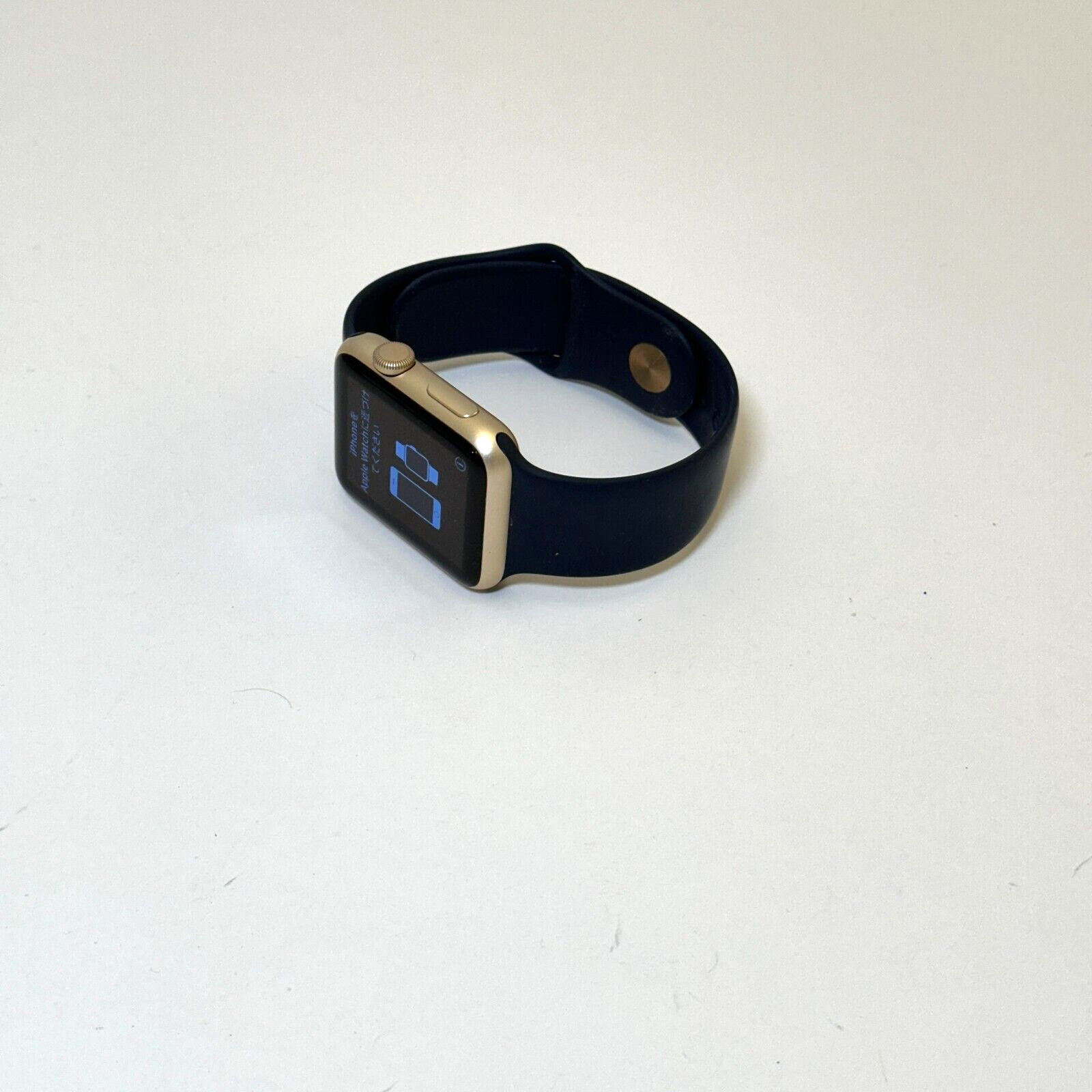 Apple Watch Sport 42mm Aluminum Case Midnight Blue Sport Band Unlocked MLC72LL/A