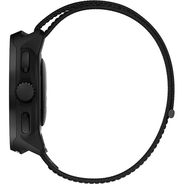 SUUNTO RUN ALL BLACK 46mm Textile Strap AMOLED GPS Smartwatch SS051109000