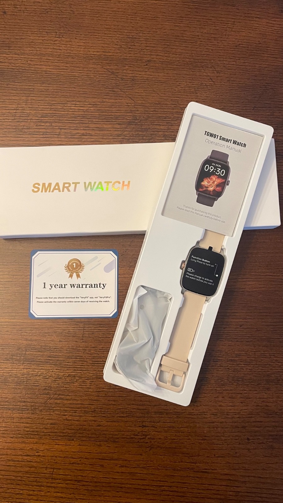 Smart Watch Heart Rate & Blood Oxygen Monitor, 100 Sports Mode, Android & iPhone