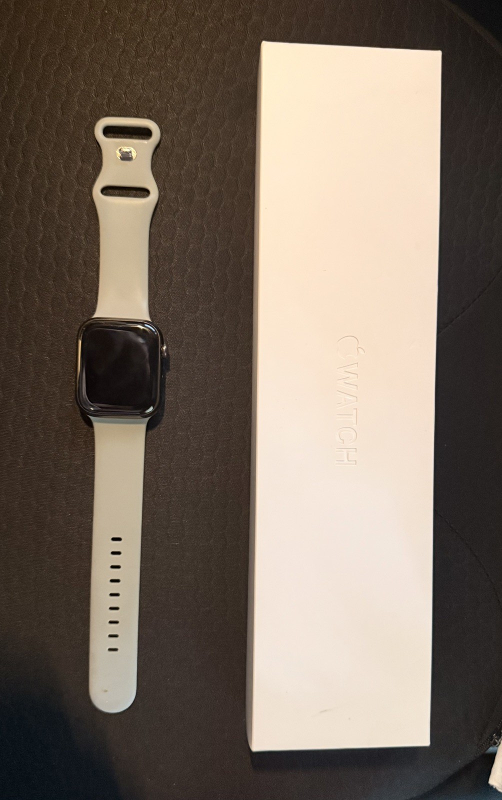 Apple Watch Series 7 45mm GPS + Cellular- Graphite Stainless Steel+Extra band