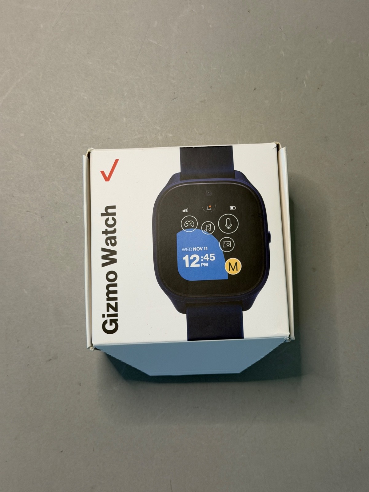 NEW Gizmo Watch 3 Blue Dark Navy QTAX57 Verizon Smartwatch Kids QTAX57 in Box