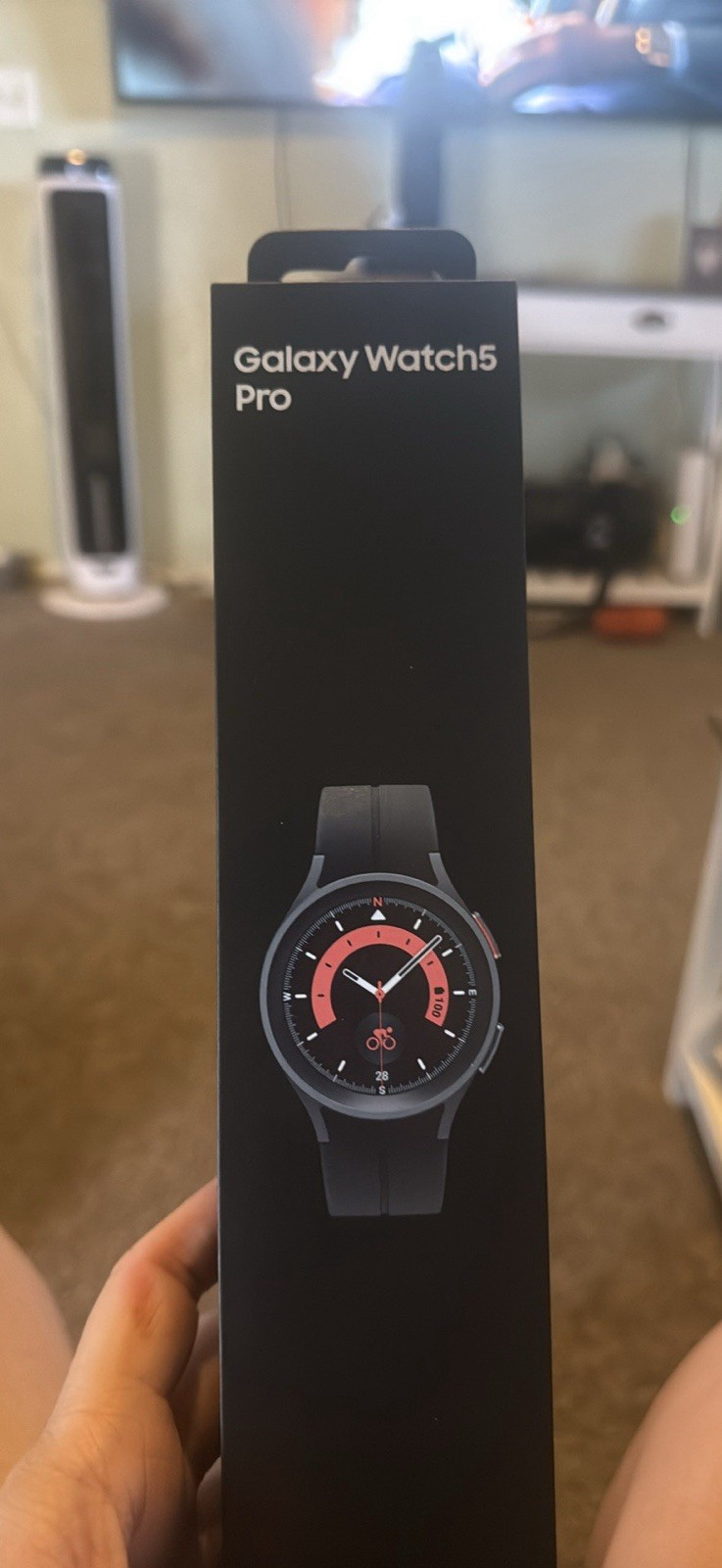 Samsung Galaxy Watch5 Pro 45mm Black Titanium GPS Unlocked 16GB Wear OS
