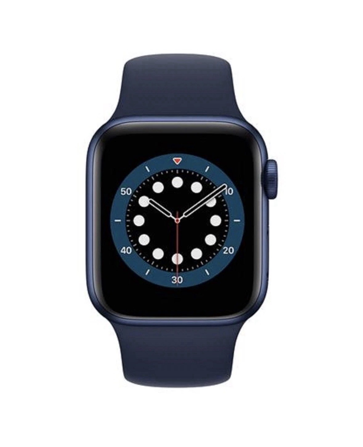 Apple Watch Series 6 44mm Aluminum Case with Deep Navy Sport Band Blue (2020)NEW