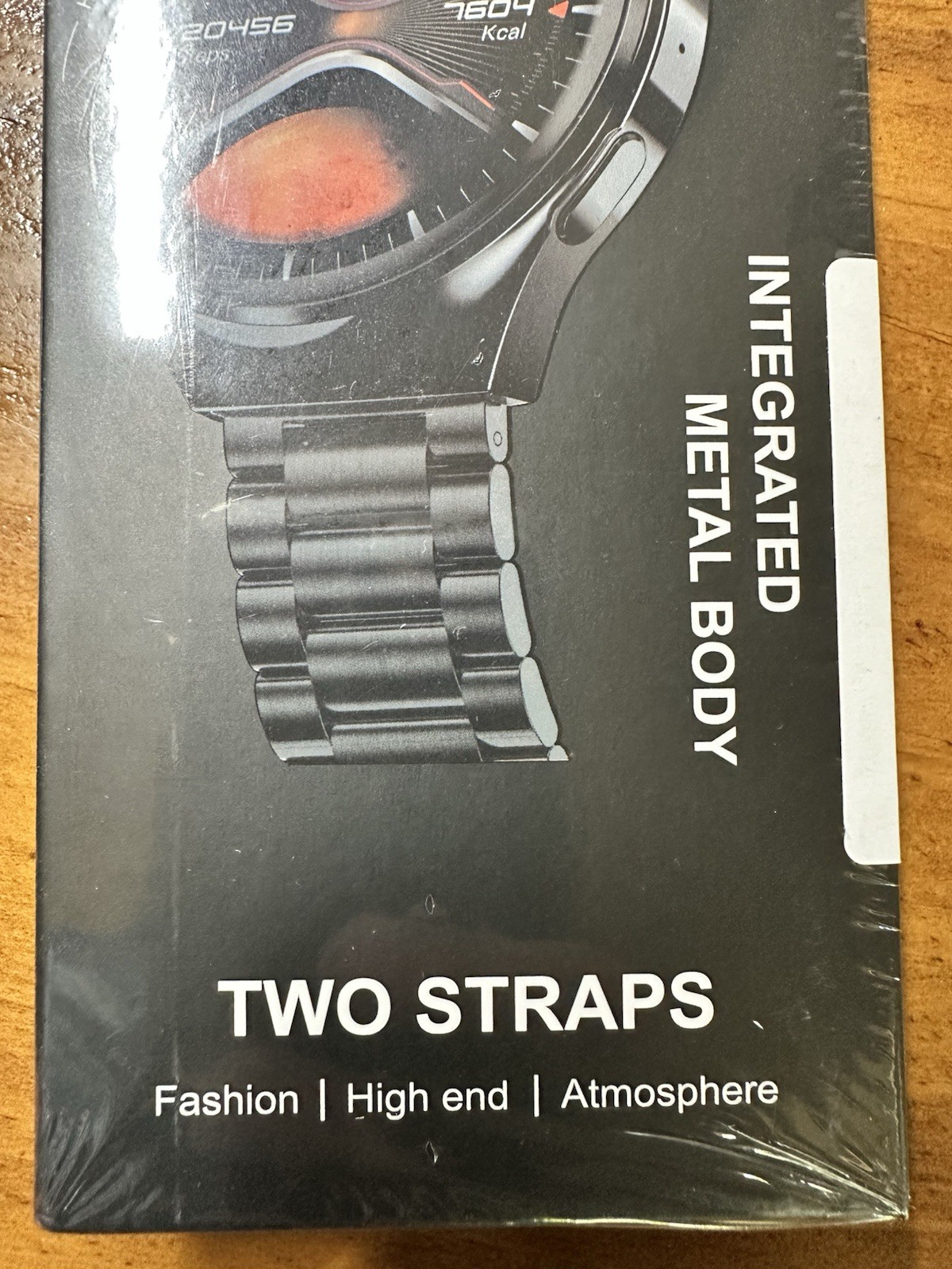 New C4Pro Hiwear Plus Smart Watch Two Straps Integrated Metal Body