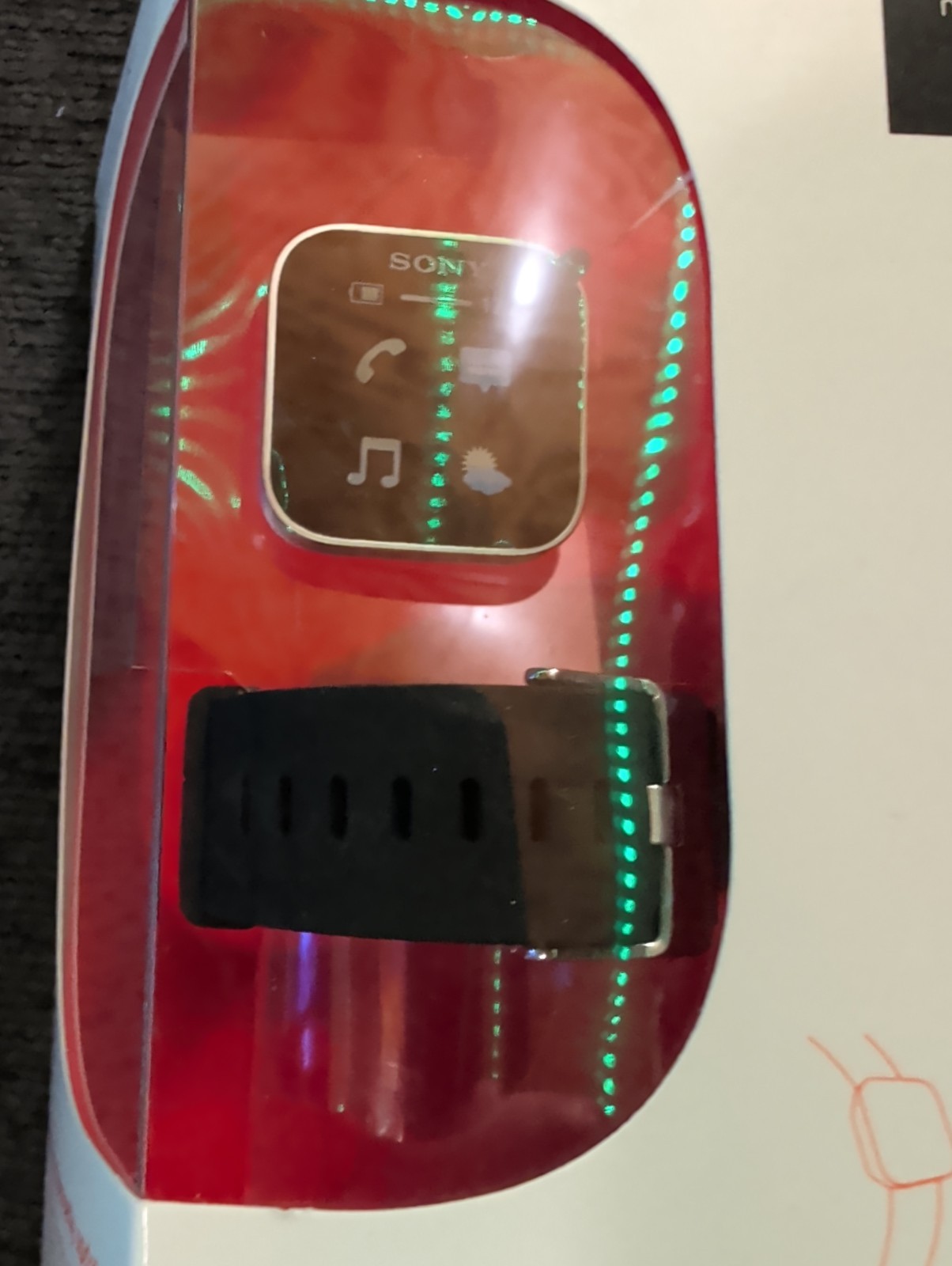 Sony SmartWatch MN2 MN2SW 2012 Android Bluetooth Watch NEW Factory Sealed NOS