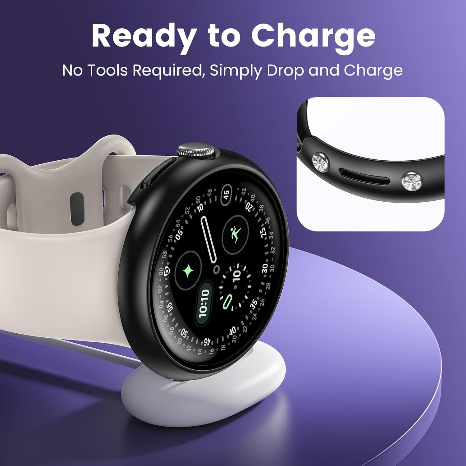 Waterproof Case For Google Pixel Watch 4 41mm High Sensitive HD Bumper Cover