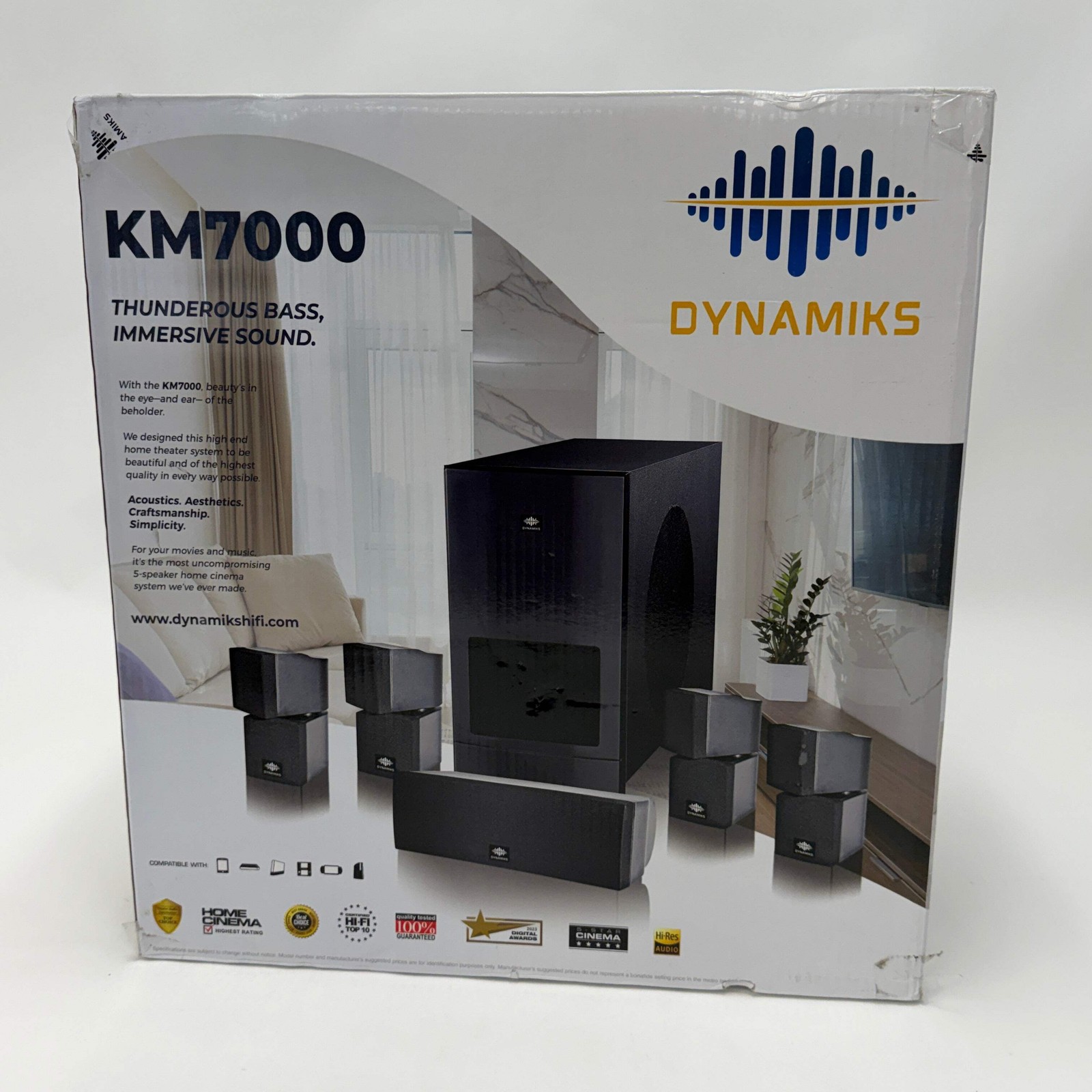 Dynamiks KM7000 Home Audio New In Box
