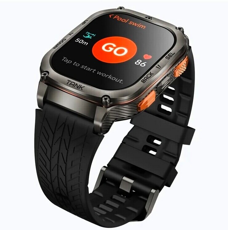 2024 KOSPET TANK M3 Ultra BLACK Special Edition GPS Smart Watch Sport NEW