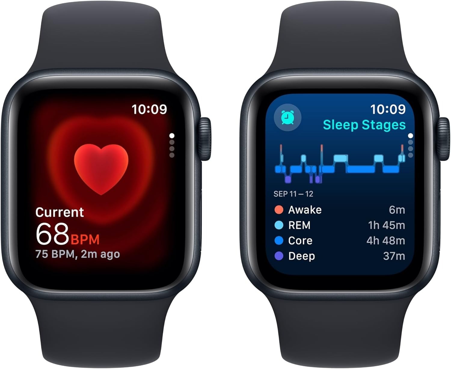 Apple Watch SE2 40mm GPS Midnight Case Midnight Band MNT83LL/A Good