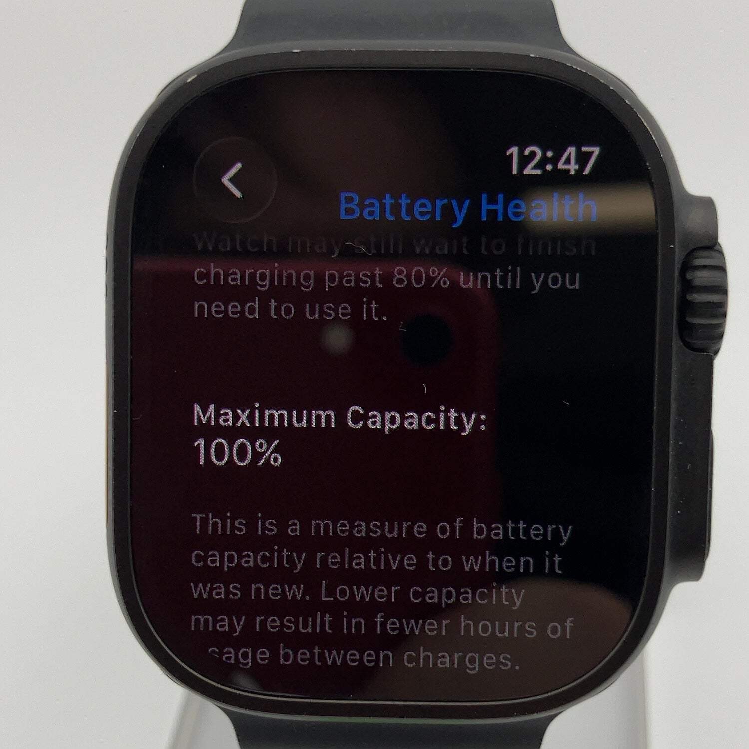 Unlocked Apple Watch Ultra 3 49MM Black Titanium Black Ocean Band MF0J4LW/A