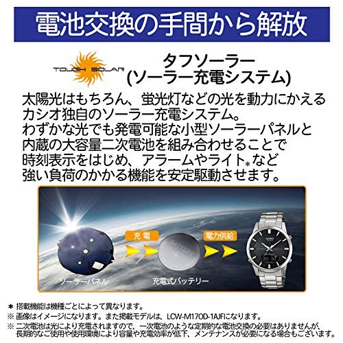 Casio Wave Ceptor WVA-M640-1AJF Radio-Controlled Solar Watch Black Japan