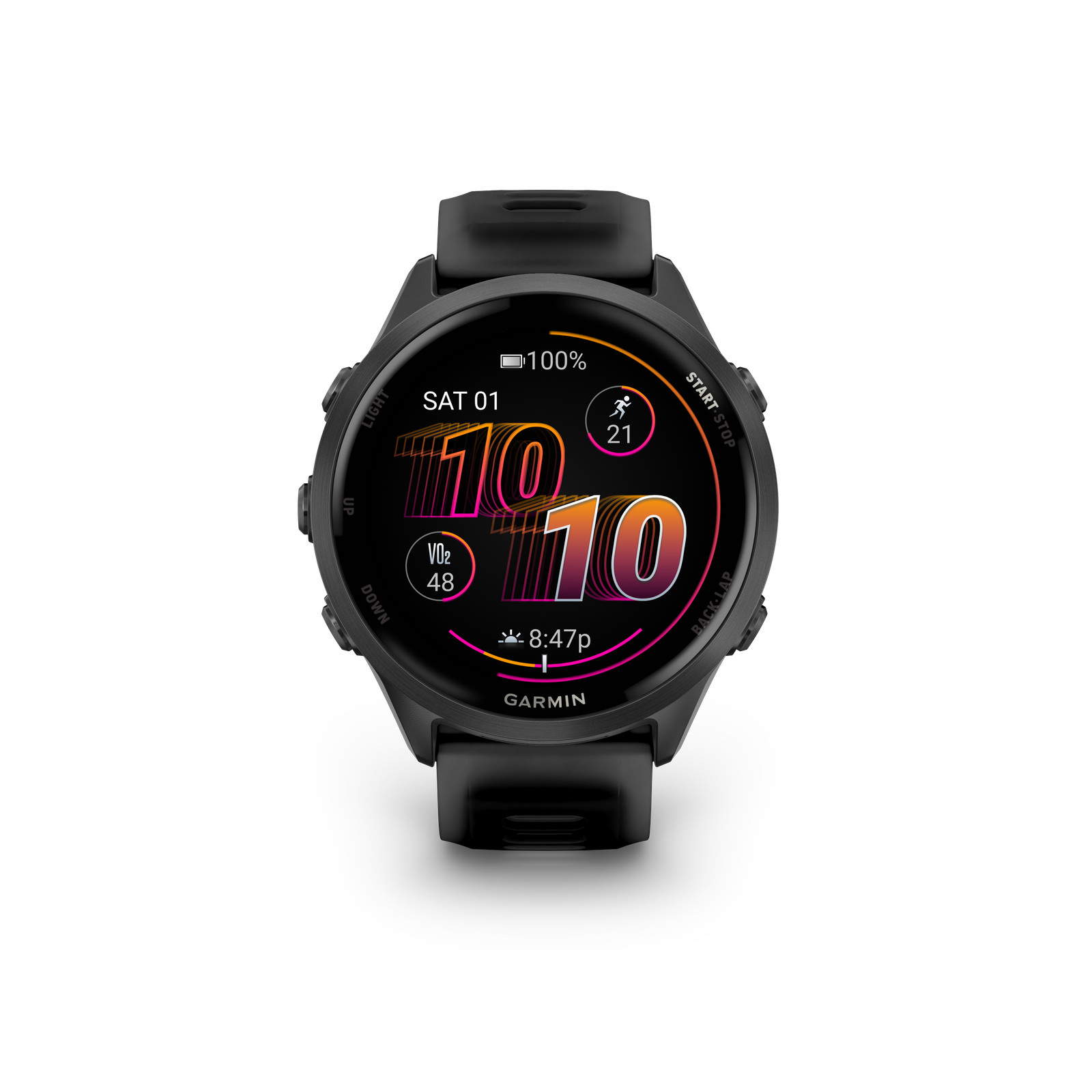 Garmin Forerunner 570, 47mm, Slate Gray with Black/Black Band (010-02971-00) *
